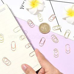 120 шт. 6 вида овальных железных скрепок&nbsp;AJEW-SP0003-02