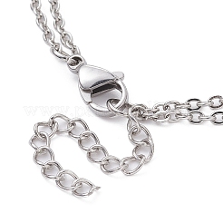 Не тускнеющий мешочек из нержавеющей стали 304 в технике макраме&nbsp;BJEW-JB09645-02