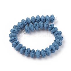 Бусы из натуральной лавы G-F671-01B-05