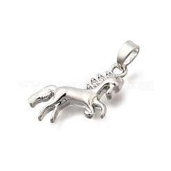 Pendenti in ottone con zirconi chiari&nbsp;KK-B187-23P