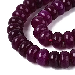 Chapelets de perles de jade blanche naturelle&nbsp;G-Q613-01F-23