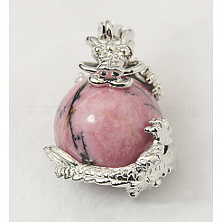 Природные и синтетические смешанные каменные подвески G-H1527-M