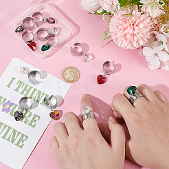 Кольца-манжеты из нержавеющей стали 304&nbsp;RJEW-UN00030