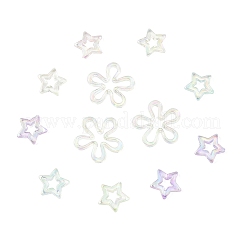 20 шт. 2 стиля покрытых УФ-акриловых бусин&nbsp;TACR-FS0001-61