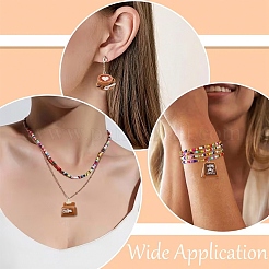 24 pendentif en résine opaque à 6 styles sur le thème du café&nbsp;RESI-YW0006-18
