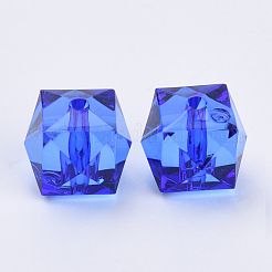 Прозрачные акриловые бусины&nbsp;X-TACR-Q259-8mm-V44