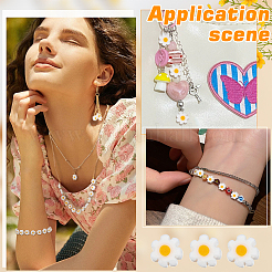 3 прядь стеклянных бусин миллефиори ручной работы&nbsp;LAMP-NB0001-99A