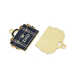 Подвески из сплава с эмалью ко Дню отца&nbsp;ENAM-V001-03B-G