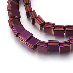 Electroplate non magnetici ematite sintetico fili di perline&nbsp;G-I208-13-D