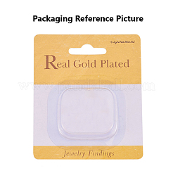 Латунные микропаве прозрачные подвески с фианитом&nbsp;X-KK-G415-16G