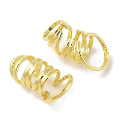 Серьги-манжеты из латуни для женщин EJEW-I305-05G