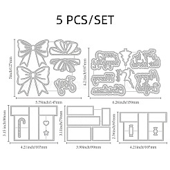 Рождественская тема трафареты для резки углеродистой стали DIY-WH0309-1215