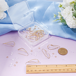 12шт латунный крючок для сережек&nbsp;DIY-CN0002-62