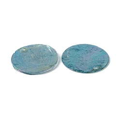 Colgantes de concha de capiz chapados en color ab&nbsp;X-SSHEL-T008-01A