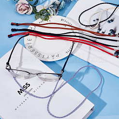 Искусственная кожа и замша тканевые цепочки шейный ремешок для очков AJEW-GF0010-57