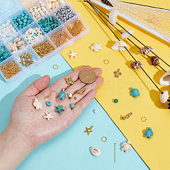 Наборы для самостоятельного изготовления сережек на морскую тематику&nbsp;DIY-PH0031-42