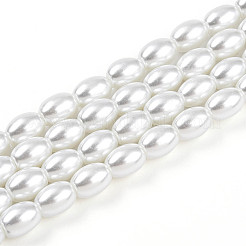 Выпечка из окрашенного перламутрового стекла жемчужные бусинки&nbsp;X-HY-T002-01A-01