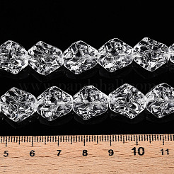 Прозрачные стеклянные бусины нити GLAA-T023-14