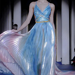 10 ярд металлизированной кружевной оплетки из полиэстера DIY-WH0491-47B-01