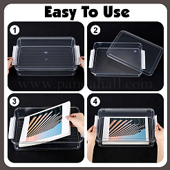 2 caja de plástico para guardar archivos&nbsp;AJEW-PH0010-09