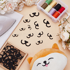 2 пакетик фетровый рот для куклы AJEW-FG0004-92