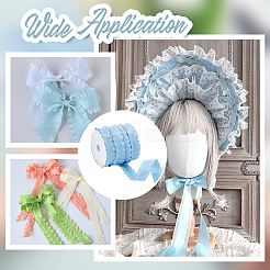 24.5~25 ярд полиэстеровой ленты с оборками&nbsp;SRIB-AR0001-11B