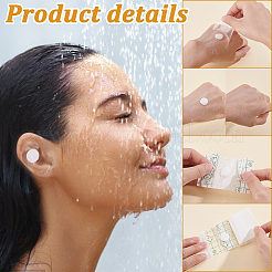 180 шт. 2 вида водонепроницаемых наклеек на уши из искусственной кожи для младенцев&nbsp;AJEW-GA0008-18A