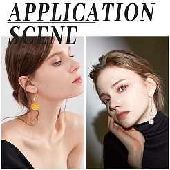 60шт 6 стиля латунных рамок для бусин&nbsp;FIND-SC0005-27