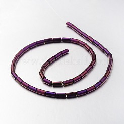 Electroplate non magnetici ematite sintetico fili di perline&nbsp;G-F300-37C-04