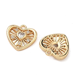 Подвески из латуни с прозрачным фианитом&nbsp;KK-A286-02G