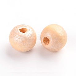 Perle di legno naturale rotonde&nbsp;WOOD-Q017-8mm-08-LF