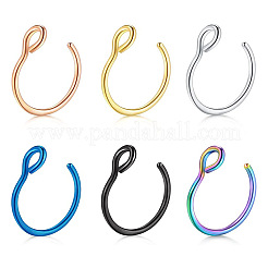 Anelli nasali con clip in acciaio inossidabile chirurgico 316&nbsp;WGA7223-03
