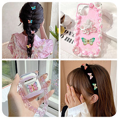 48шт 8 стиля подвески из полупрозрачной смолы FIND-SW0001-27