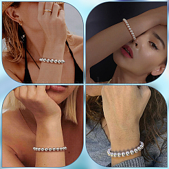 250 шт. 5 стиля латунные распорные бусины для стоек&nbsp;KK-PA0001-02P