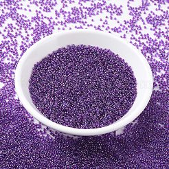 MIYUKIラウンドロカイユビーズ  日本製シードビーズ  11/0  （rr352)フクシア並ぶアクア光沢  2x1.3mm  穴：0.8mm  約50000個/ポンド&nbsp;SEED-G007-RR0352