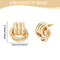 1 пара серег-гвоздиков из латуни&nbsp;EJEW-LP0001-69