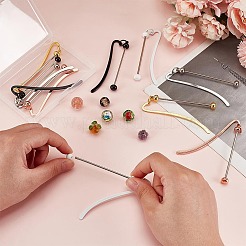 10 шт. 5 цвета железная закладка фурнитура IFIN-AR0001-41