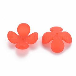 Матовые акриловые колпачки из бисера MACR-S371-06A-712