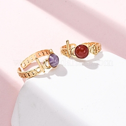 Кольца-манжеты из нержавеющей стали 304 RJEW-A071-04G