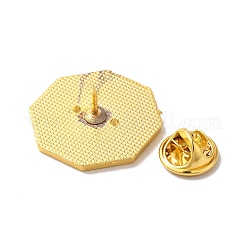 Тактика восьми диаграмм с эмалевой булавкой инь-ян&nbsp;LS-JEWB-K008-01G