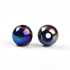Perlas de vidrio perlado electrochapado&nbsp;EGLA-T021-14A-02