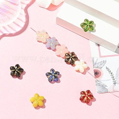 10шт 10 цвета бусины лэмпворк ручной работы&nbsp;LAMP-CJ0002-84