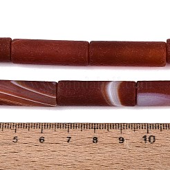 Fili di perline di agata a banda naturale&nbsp;G-Q606-23G