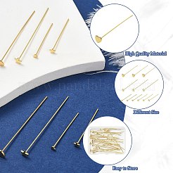 40 шт. 4 шт. латунных штифтов со звездообразными головками&nbsp;KK-CJ0004-09