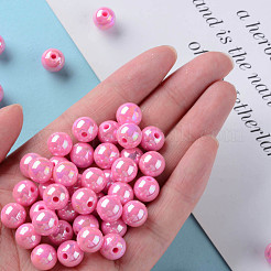 Непрозрачные акриловые бусины MACR-S370-D10mm-A02