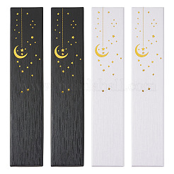 6 boîte d'emballage pour bijoux et colliers en carton imprimé lune dorée bicolore ([1] pièce)&nbsp;CON-TA0001-46