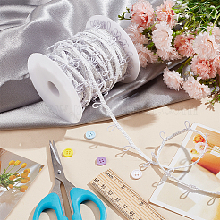 22.5 м нейлоновой плетеной отделки с эластичными петлями для пуговиц OCOR-BC0006-77