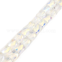 Ab цветные прозрачные стеклянные бусины пряди&nbsp;EGLA-P051-06A-A09