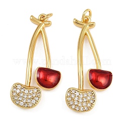 Латунные микро проложить кубического циркония подвески&nbsp;KK-L240-26G