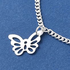 Браслеты с подвесками из нержавеющей стали 304 BJEW-L673-022S-03